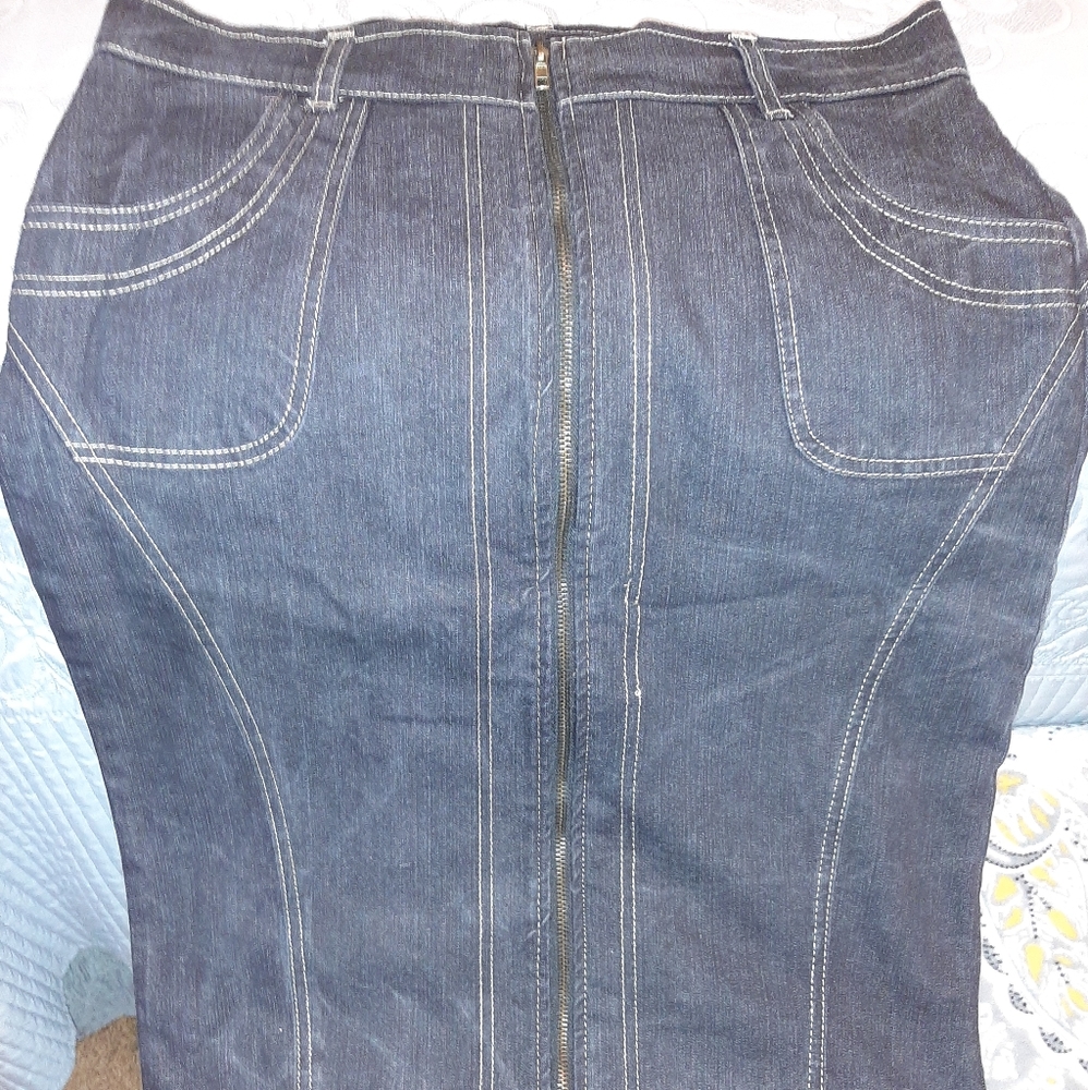 Jean skirt